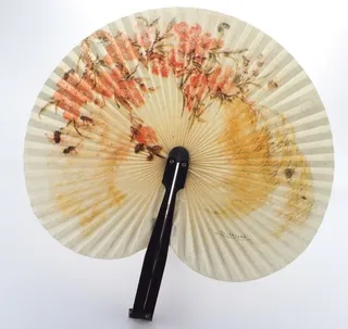 Japanese decorative paper fan