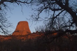 Devils Tower Bear Lodge Sunrise