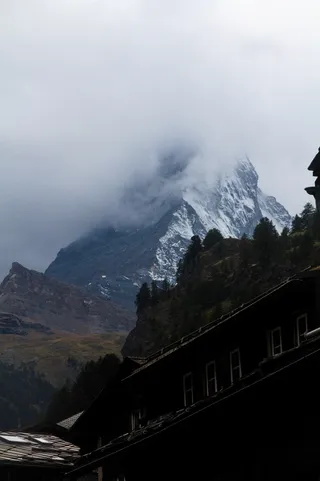 Matterhorn with clouds