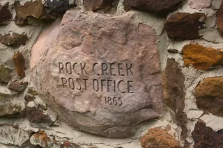 Rock Creek Station Post Office Sign
